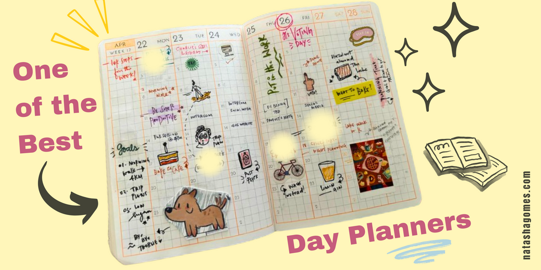 one of the best daily planners available in India in multiple sizes 