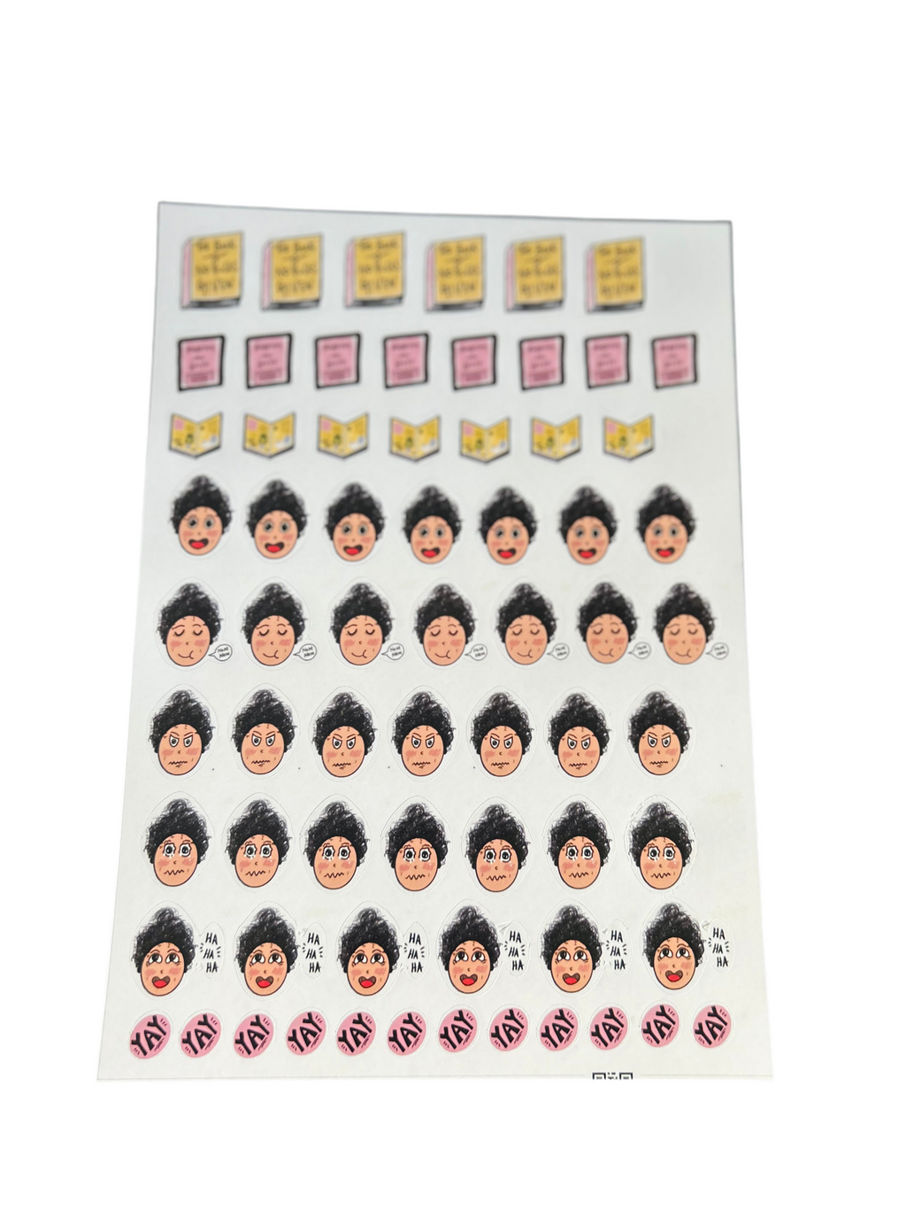 One Sheet of Emotion Stickers (Variant 1)
