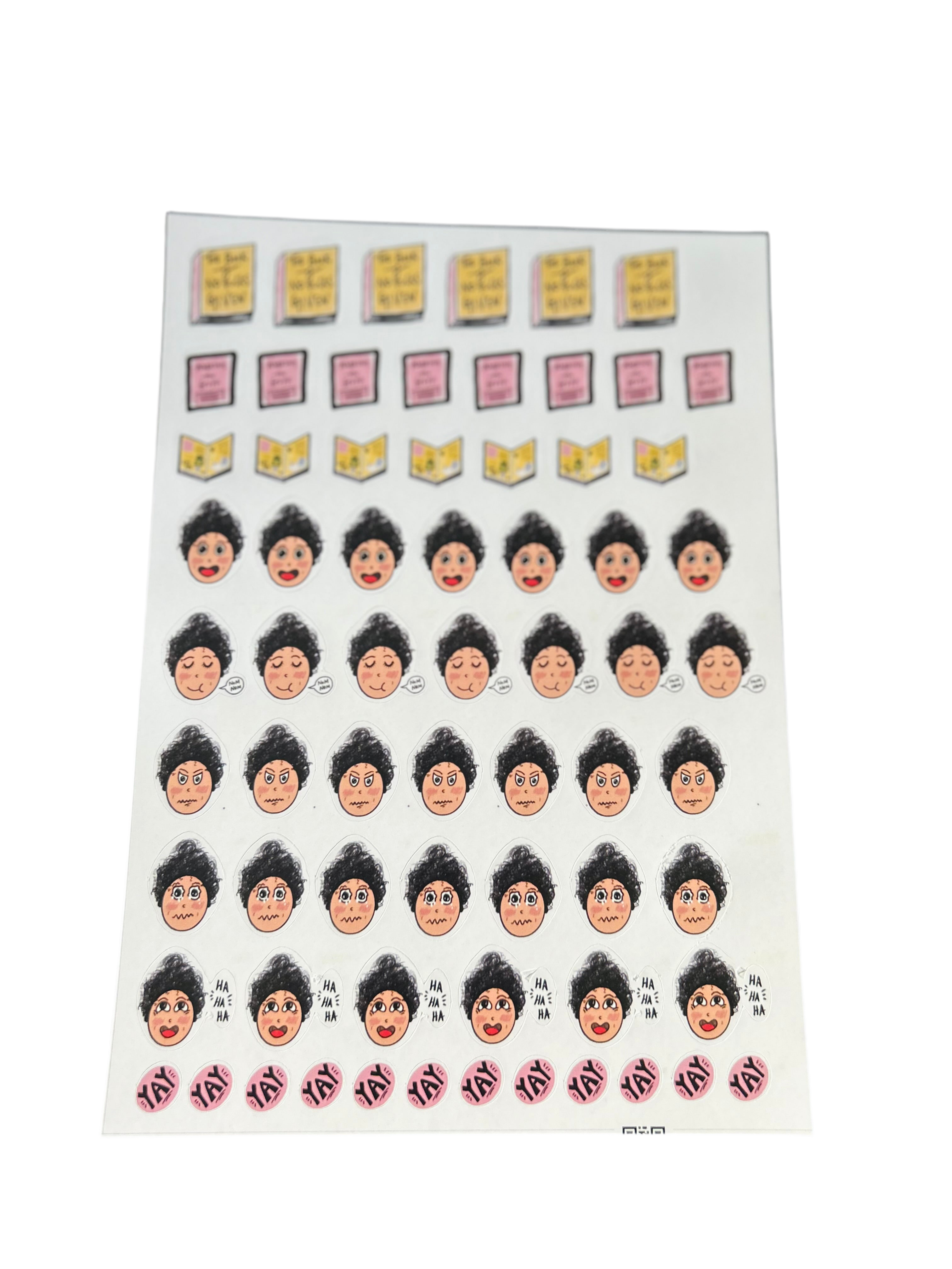One Sheet of Emotion Stickers (Variant 1)