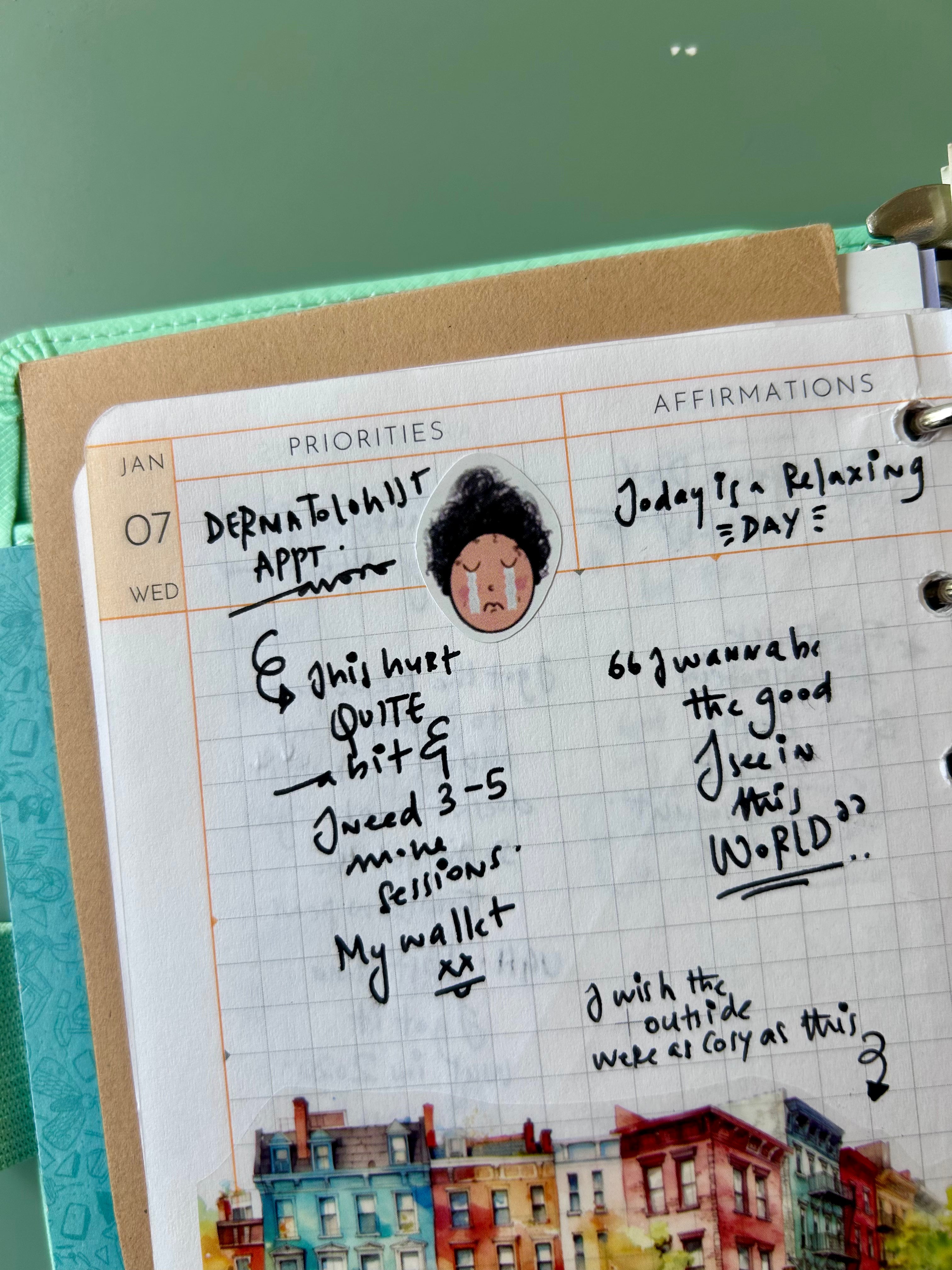 Sheet of emotion stickers for your daily planner by Curvy Noodle 